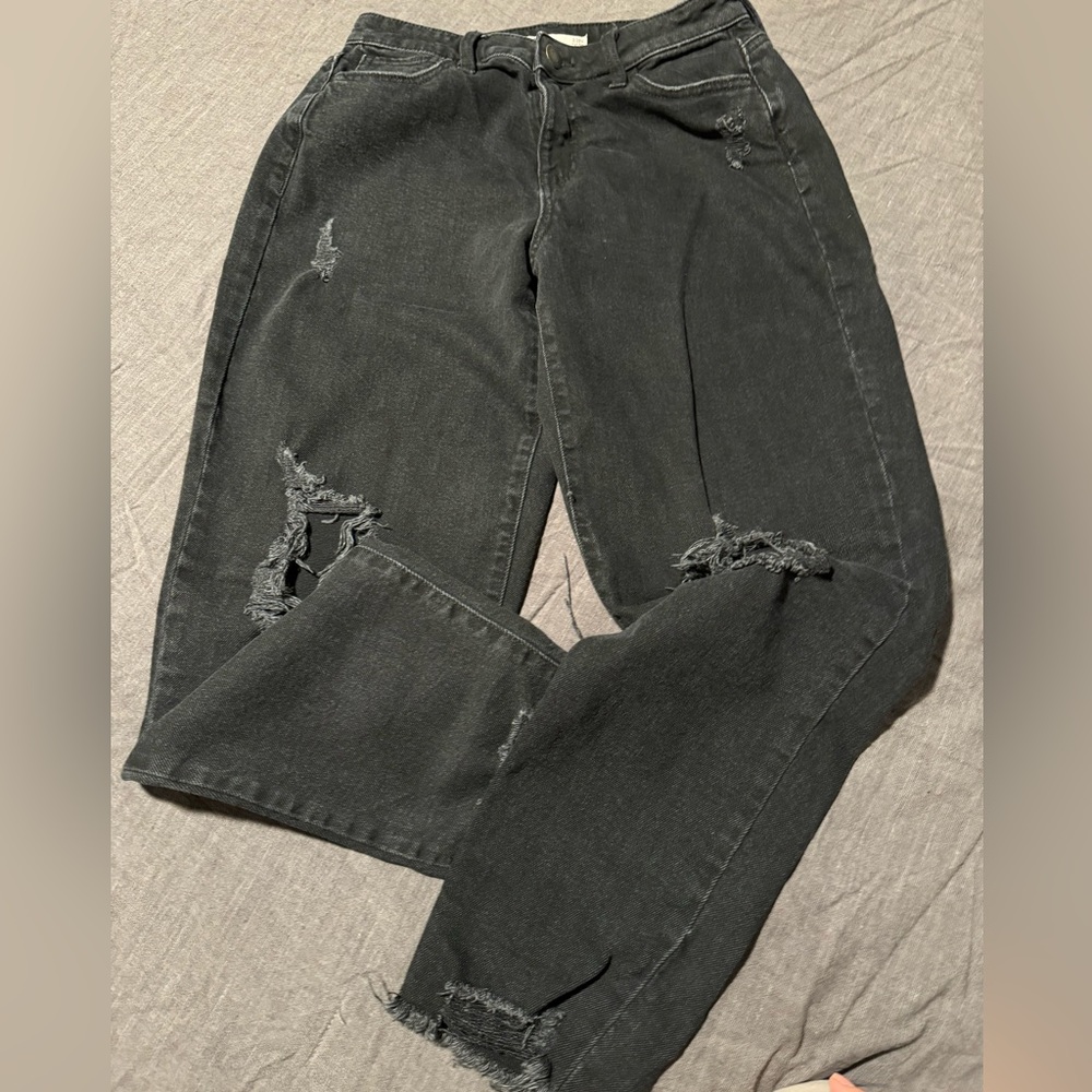 mom jeans high rise